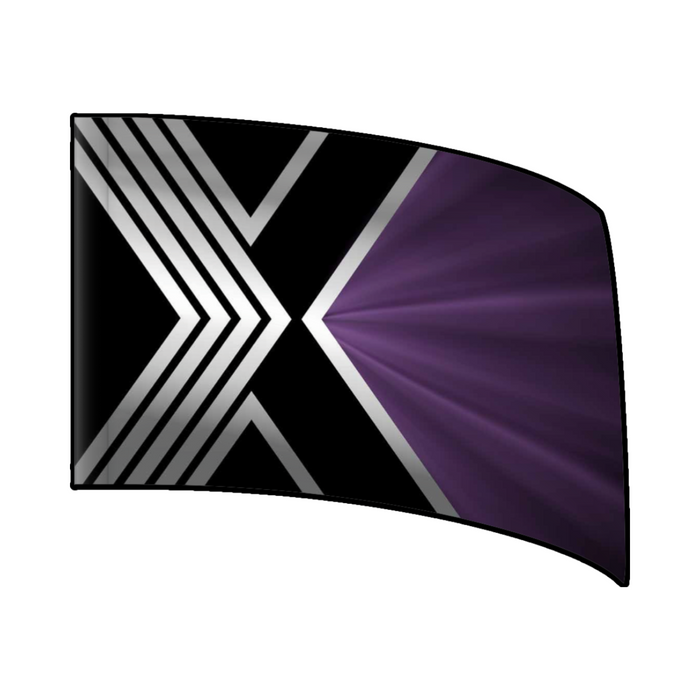 Purple X - Standard Flag
