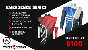 Emergence Series Band Uniforms in only 8 weeks
