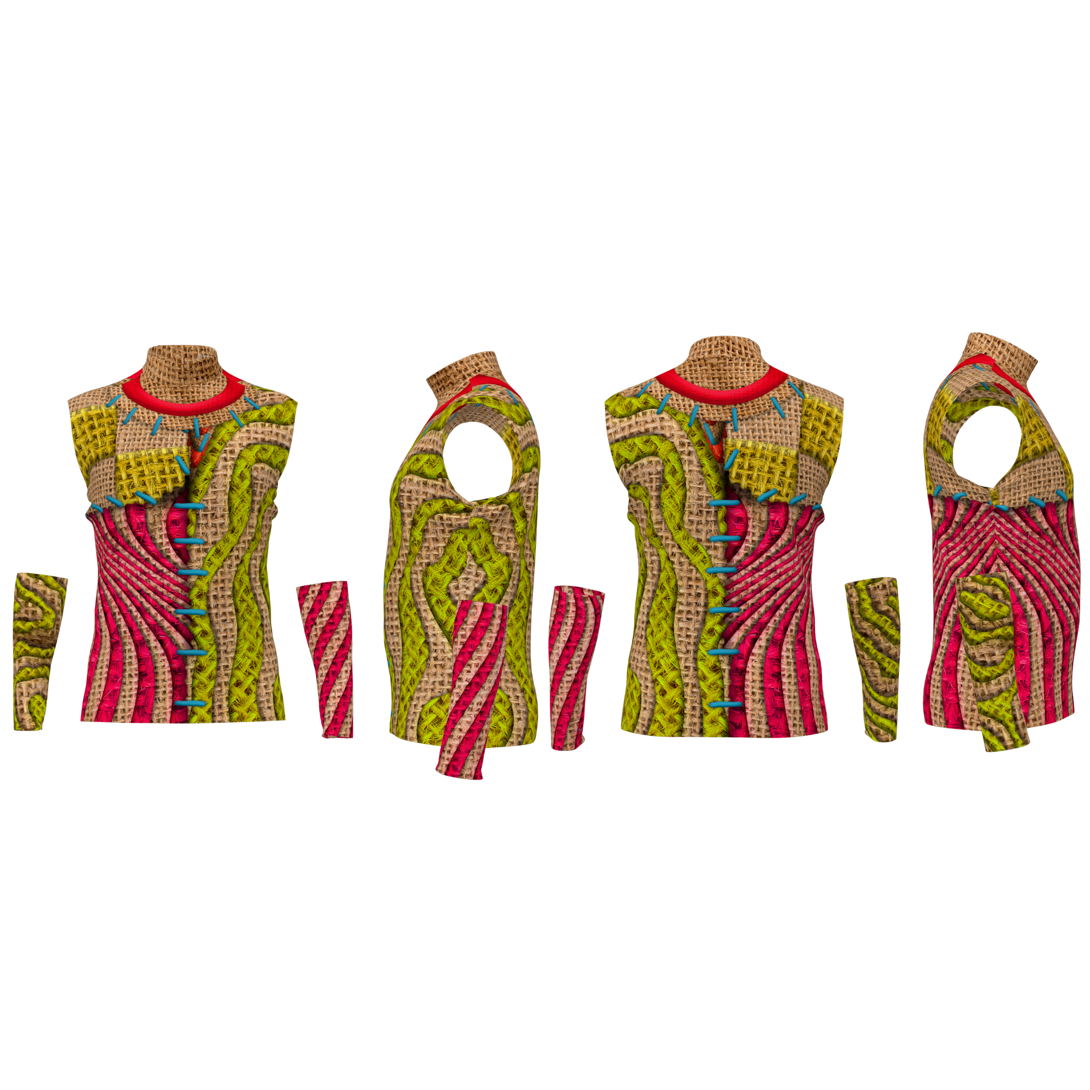 Vibrant Textured Flow - DIGITAL PRINT UNIFORM