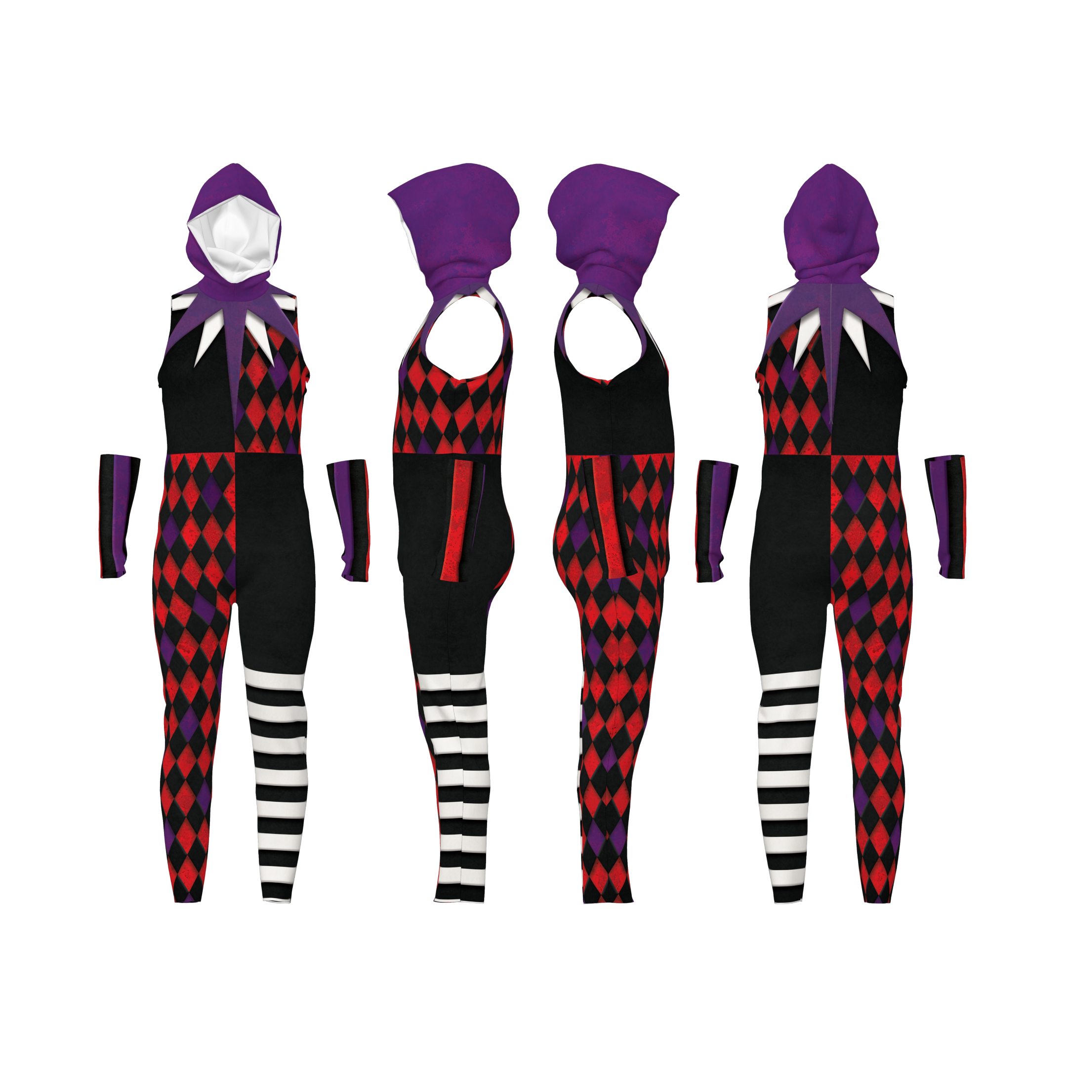 DIGITAL PRINT UNIFORM - Jester of Kings Unitard 1