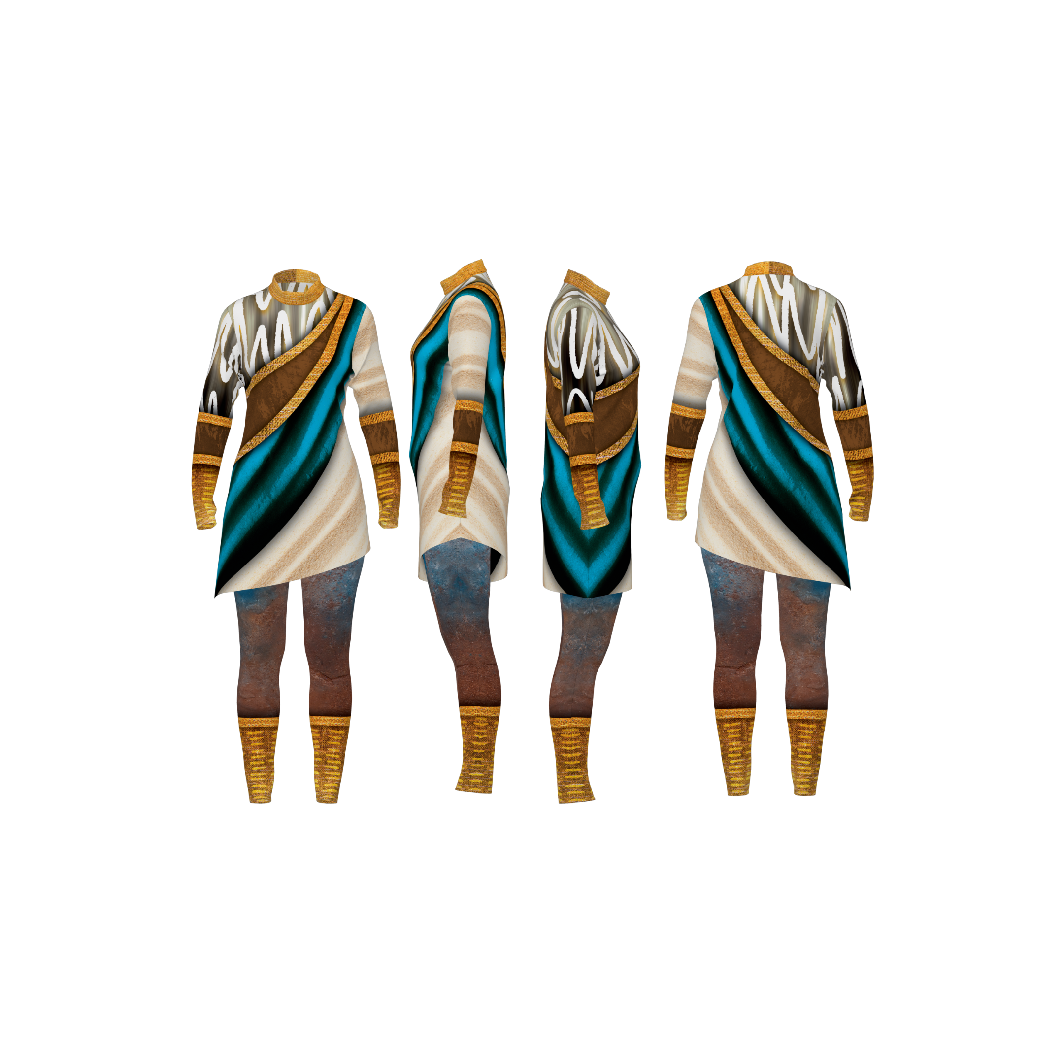 DIGITAL PRINT UNIFORM - Icarus Tunic