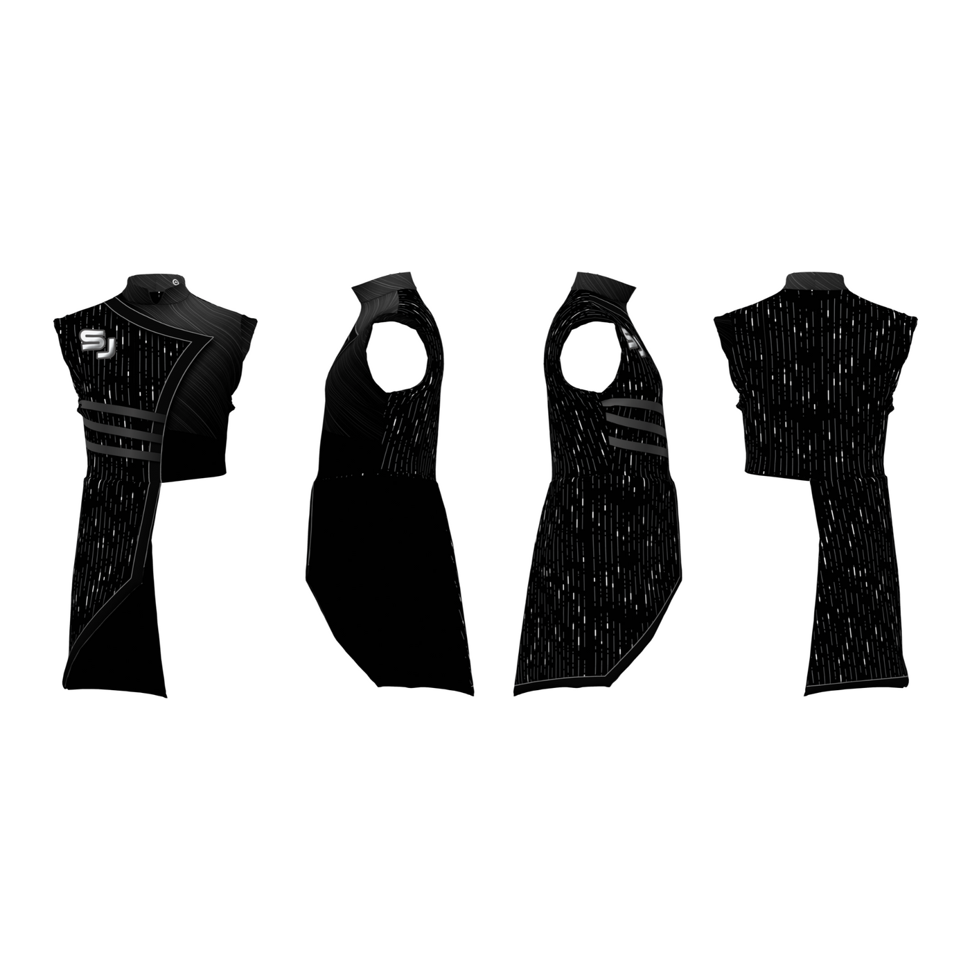 Pinstripe Vest EMERGENCE SERIES BAND UNIFORM Synced Up Designs pinstripe-vest-emergence-series-band-uniform-synced-up-designs