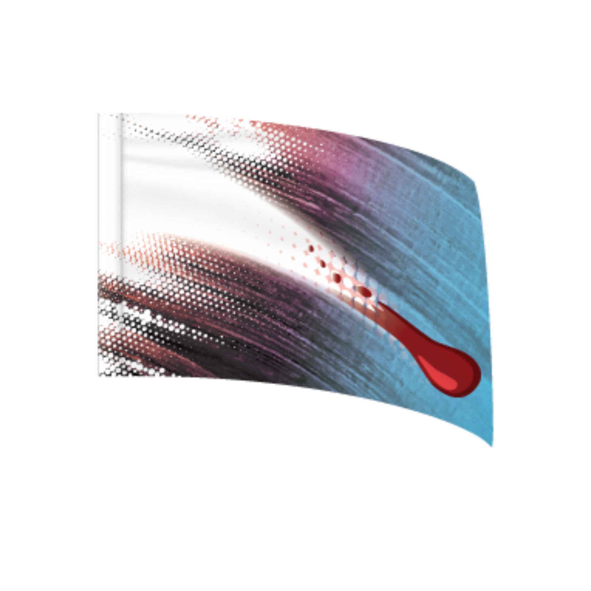 The Girl in Red - Standard Flag 2