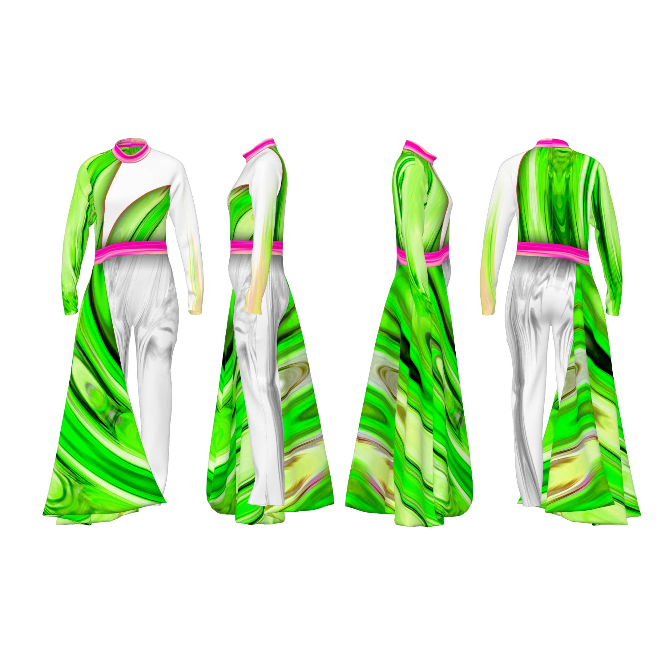DIGITAL PRINT UNITARD - Tidal