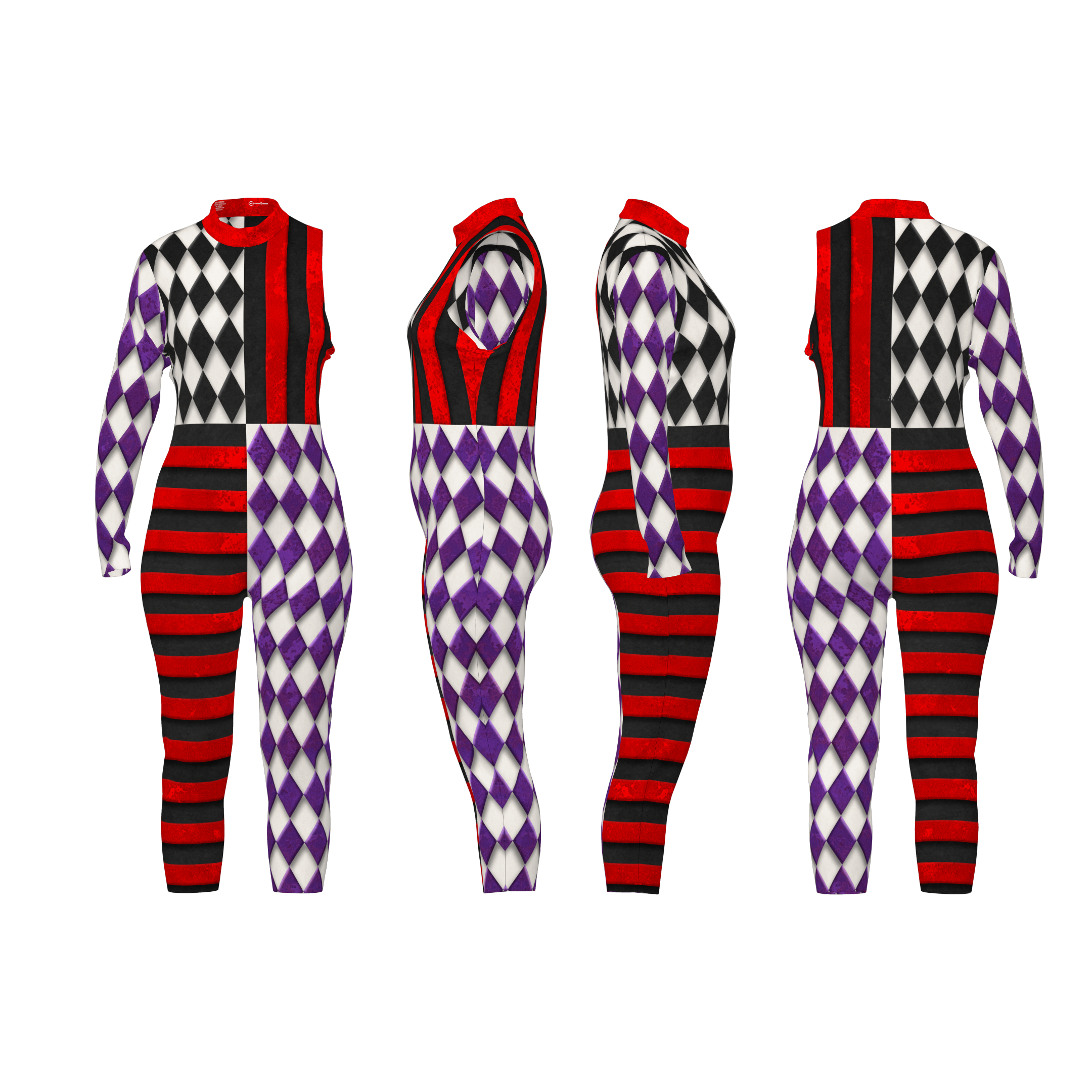DIGITAL PRINT UNIFORM - Jester of Kings Unitard 2