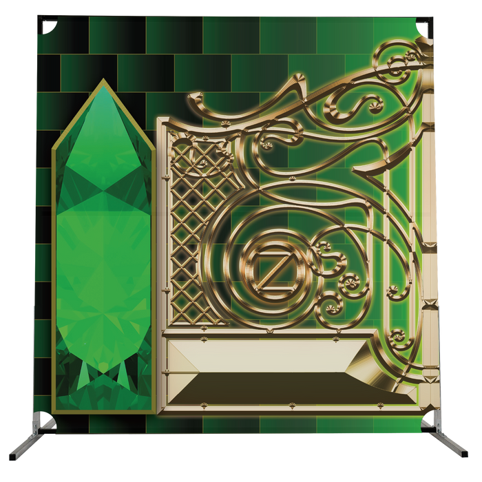 The Emerald City Gates- Backdrop Prop Graphic