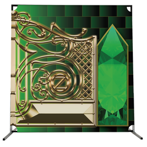 The Emerald City Gates- Backdrop Prop Graphic