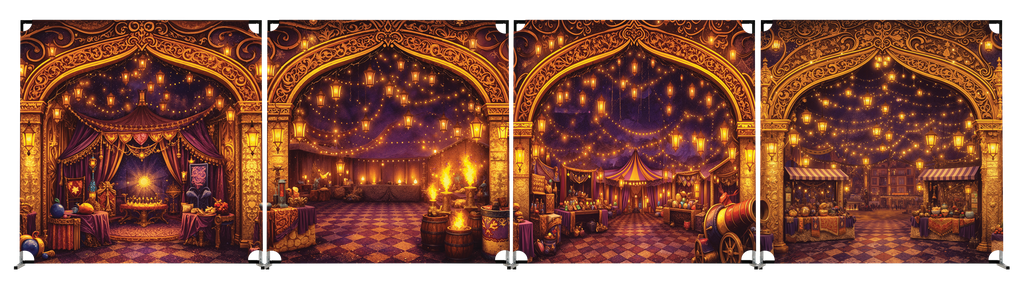 Bizarre Bazaar - BACKDROP PROP GRAPHICS