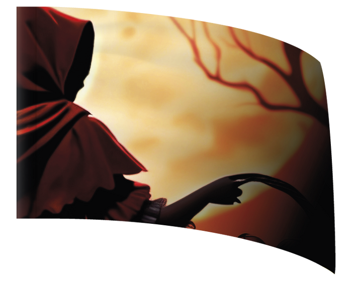 Crimson Hood - STANDARD FLAG