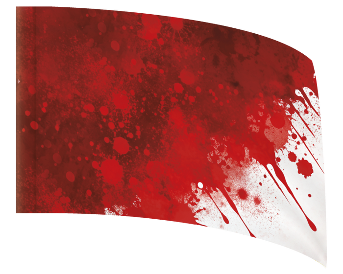 Blood Splatter - STANDARD FLAG