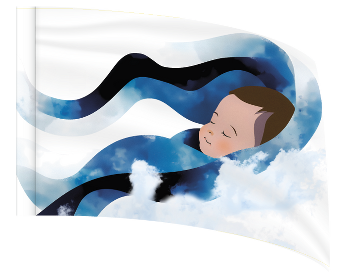 Peaceful Slumber - OVERSIZED STANDARD FLAG