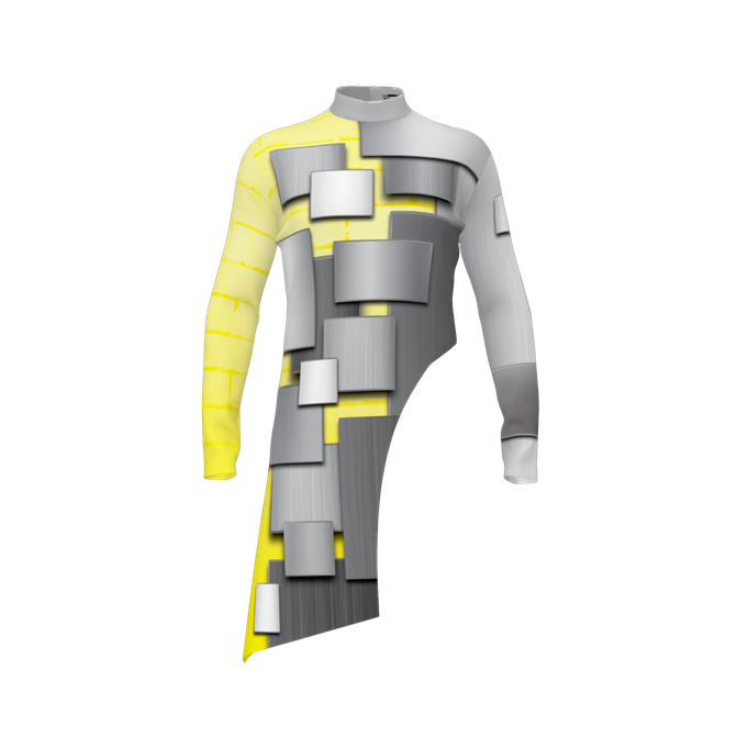 Layered Geometry Yellow - DIGITAL PRINT UNIFORM