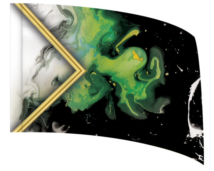 Golden Marble Emerald - STANDARD FLAG