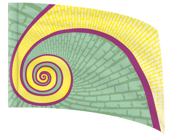 Hypnotic Spiral - STANDARD FLAG