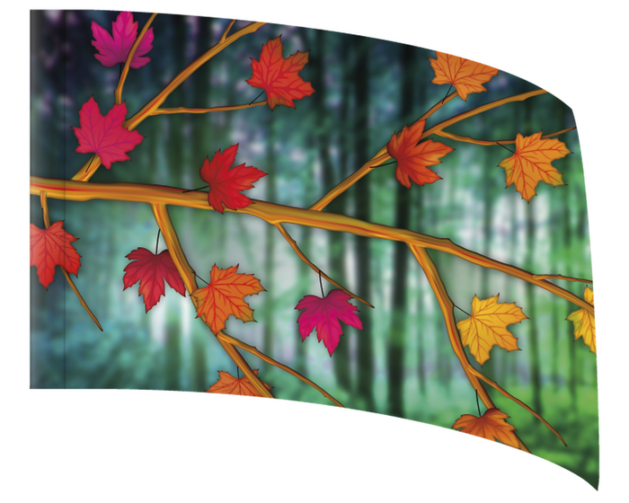 Autumn Forest Branches - STANDARD FLAG