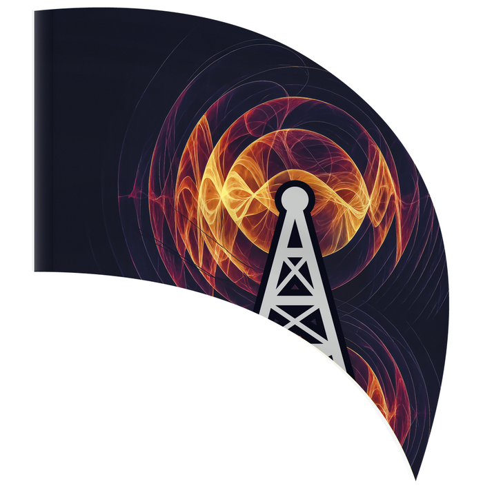 Signal Burst - TEARDROP FLAG