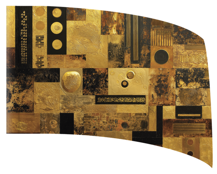 Golden Mosaic - OVERSIZED STANDARD FLAG