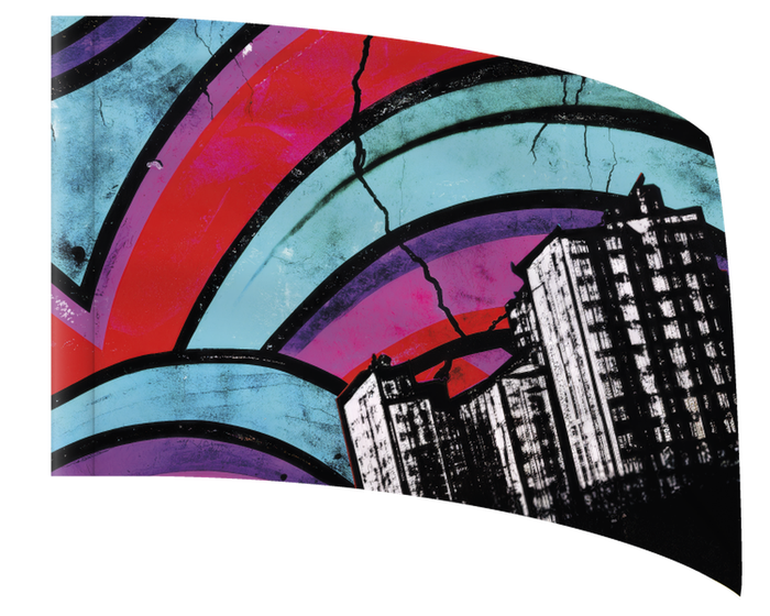 Neon Skyline - STANDARD FLAG