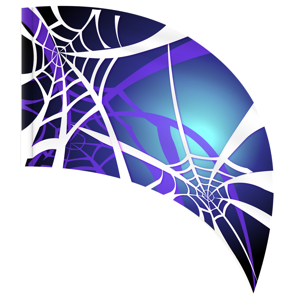 Cosmic Web - TEARDROP FLAG – Synced Up Designs