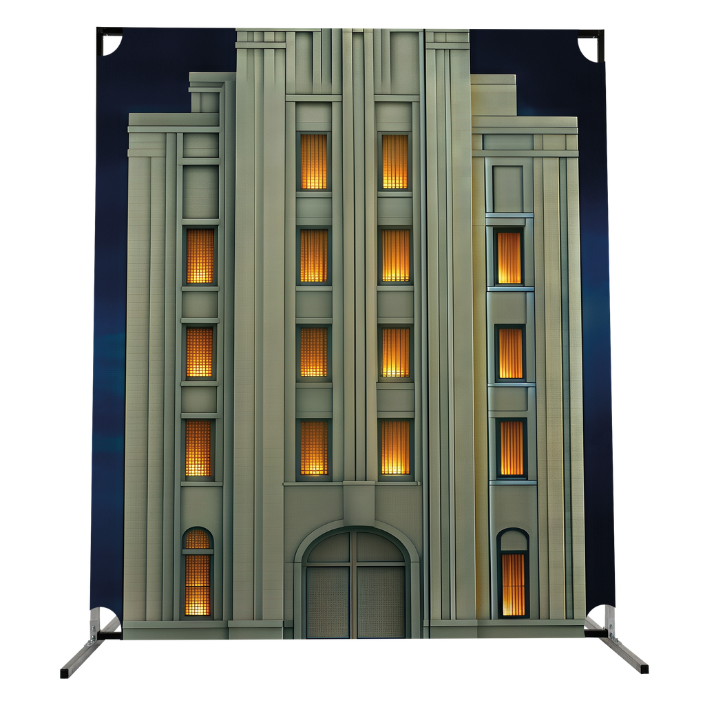 Illuminated Metropolis - BACKDROP PROP GRAPHICS