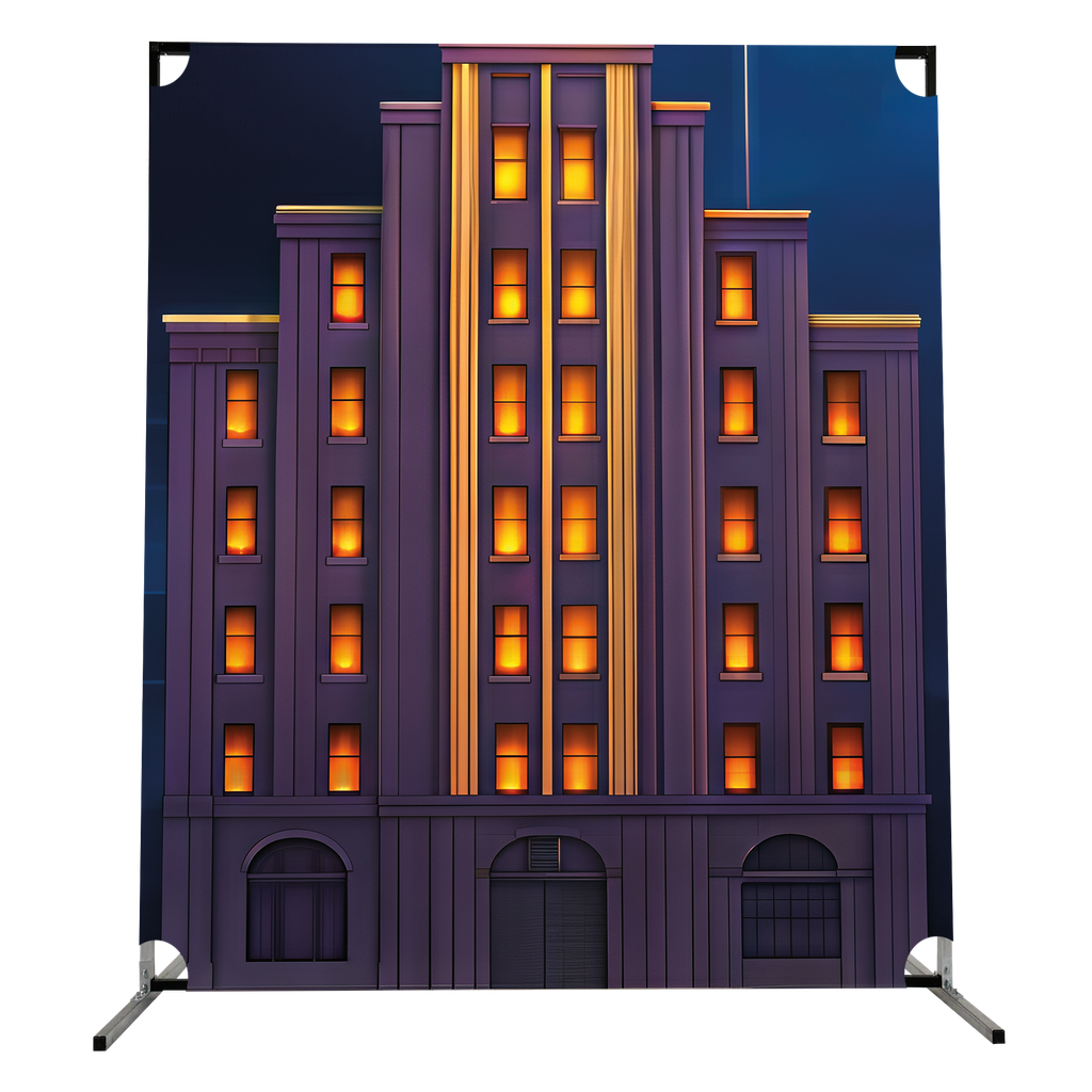 Illuminated Metropolis - BACKDROP PROP GRAPHICS