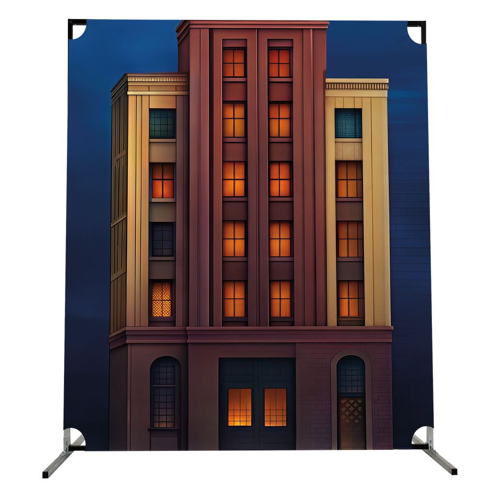 Illuminated Metropolis - BACKDROP PROP GRAPHICS