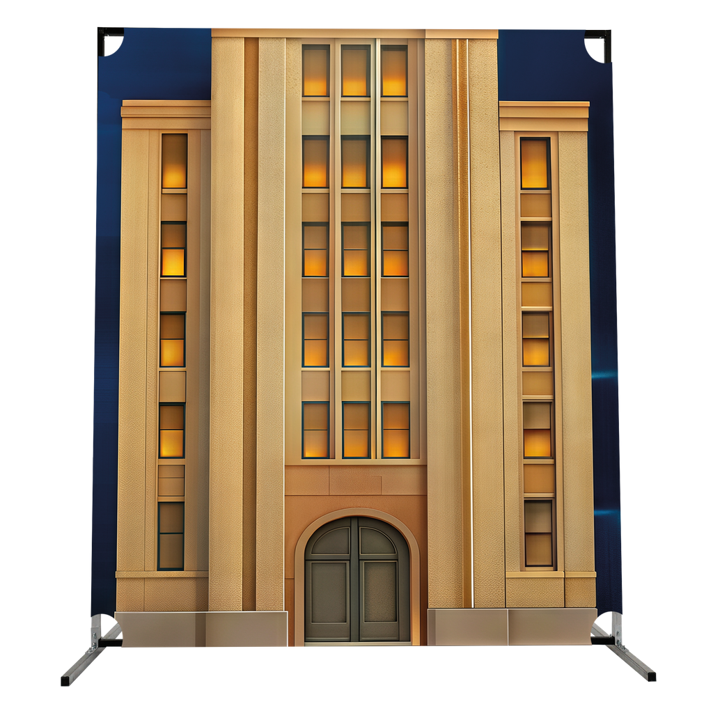 Illuminated Metropolis - BACKDROP PROP GRAPHICS