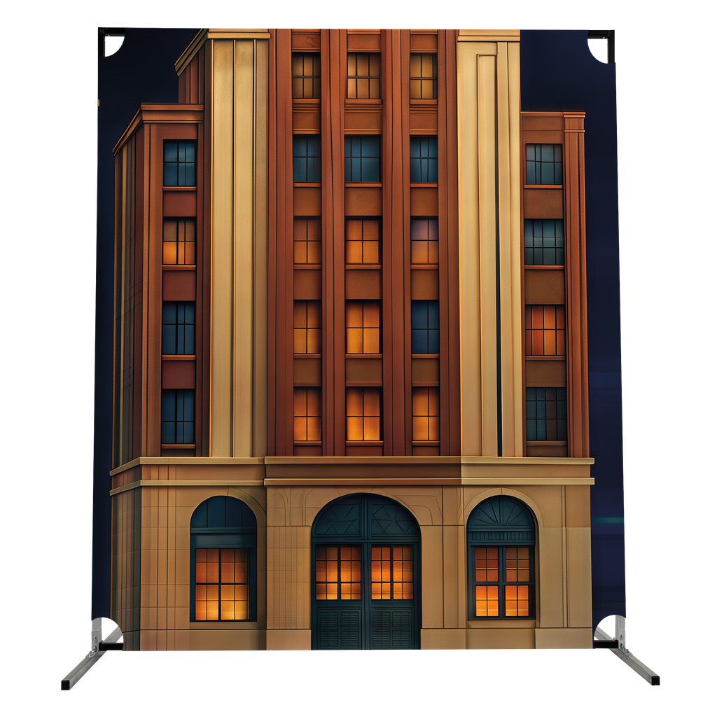 Illuminated Metropolis - BACKDROP PROP GRAPHICS