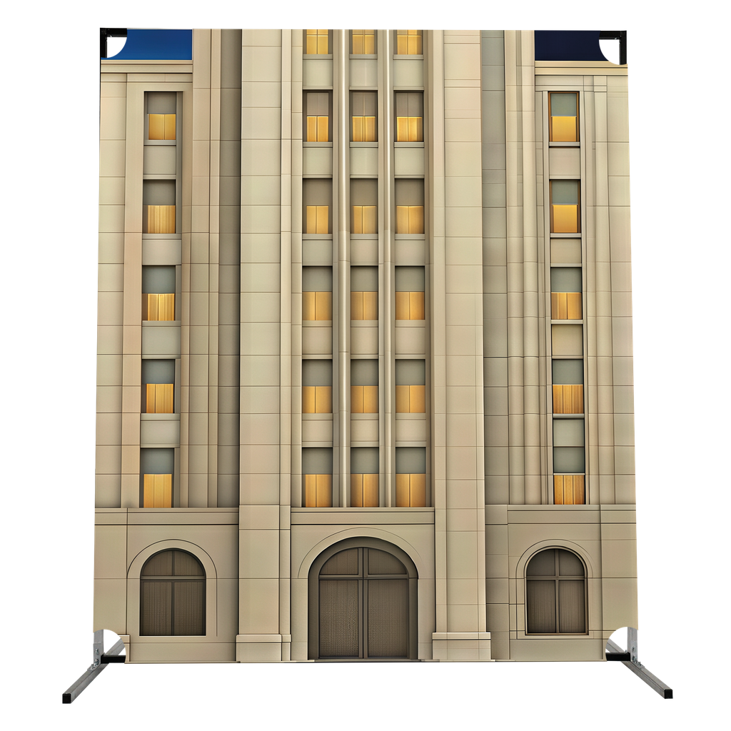 Illuminated Metropolis - BACKDROP PROP GRAPHICS