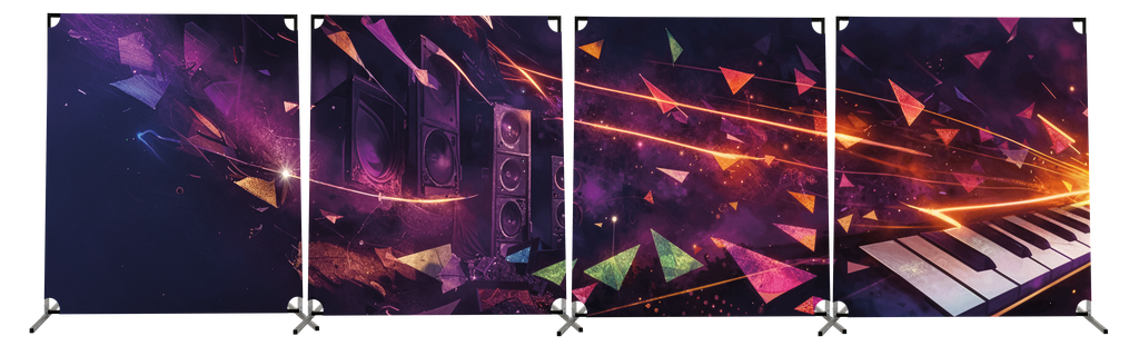 Shattered Cosmos - BACKDROP PROP GRAPHICS