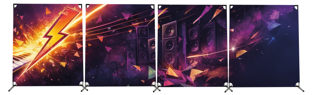 Shattered Cosmos - BACKDROP PROP GRAPHICS