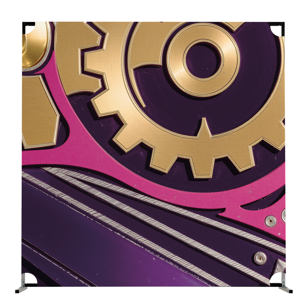 Ornate Gears and Bells - BACKDROP PROP GRAPHICS