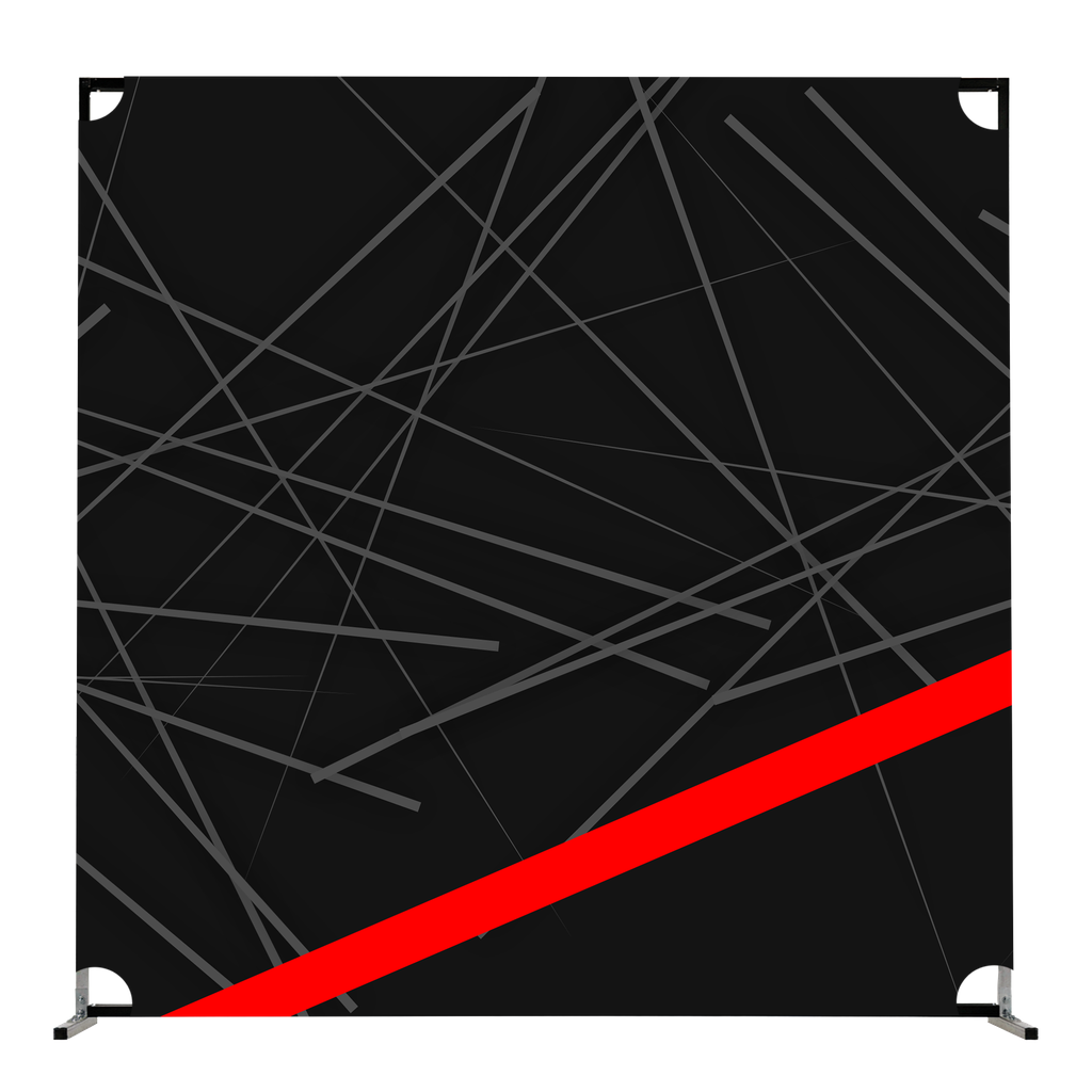 Fractured Crimson - BACKDROP PROP GRAPHICS