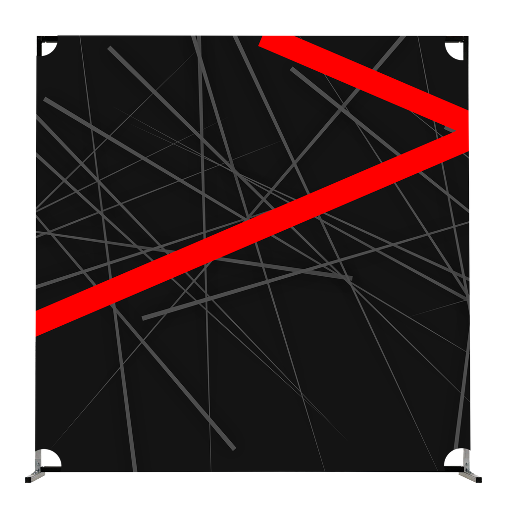 Fractured Crimson - BACKDROP PROP GRAPHICS