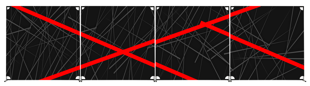 Fractured Crimson - BACKDROP PROP GRAPHICS