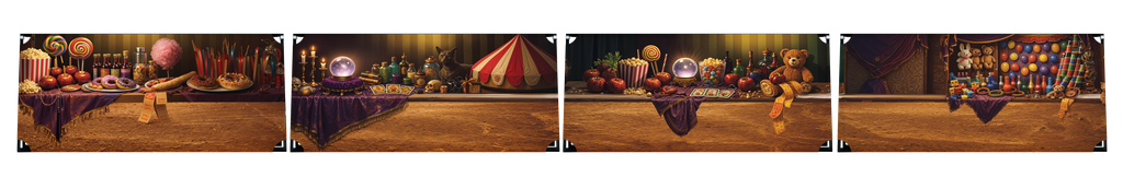 Bizarre Bazaar - BACKDROP PROP GRAPHICS
