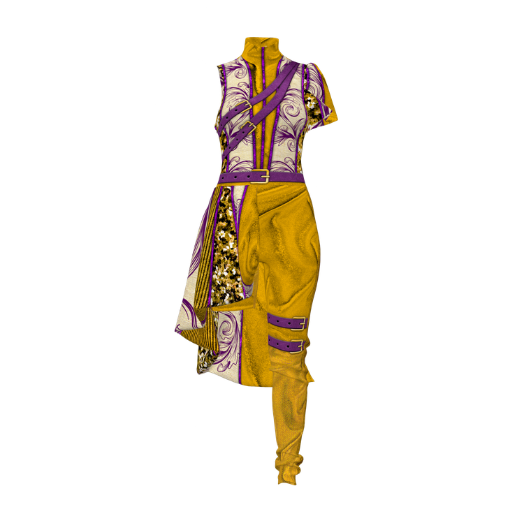 Regal Golden Bloom - DIGITAL PRINT UNIFORM