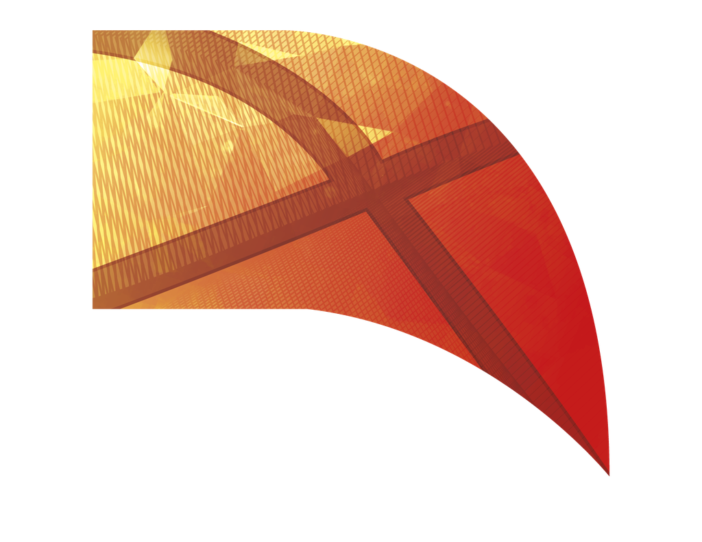 Radiant Grid - OVERSIZED ARC SWING FLAG