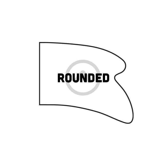 Rounded Flag - DIGITAL PRINT