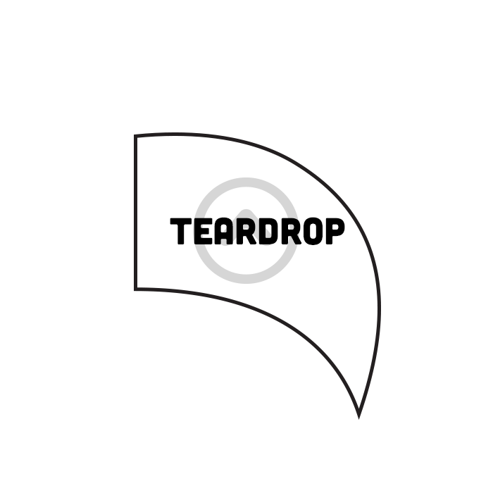 Teardrop Swing Flag - DIGITAL PRINT