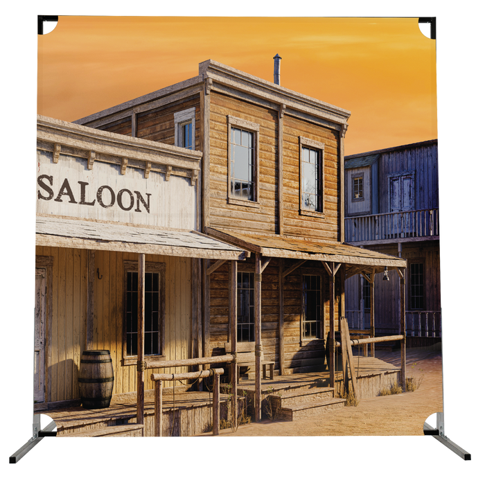 Wild West Mural - Backdrop Prop Graphic