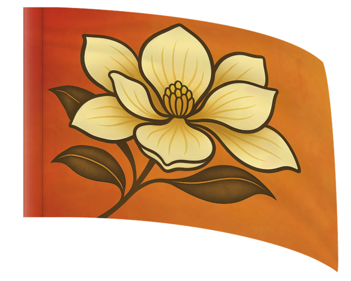 Golden Blossom - STANDARD FLAG