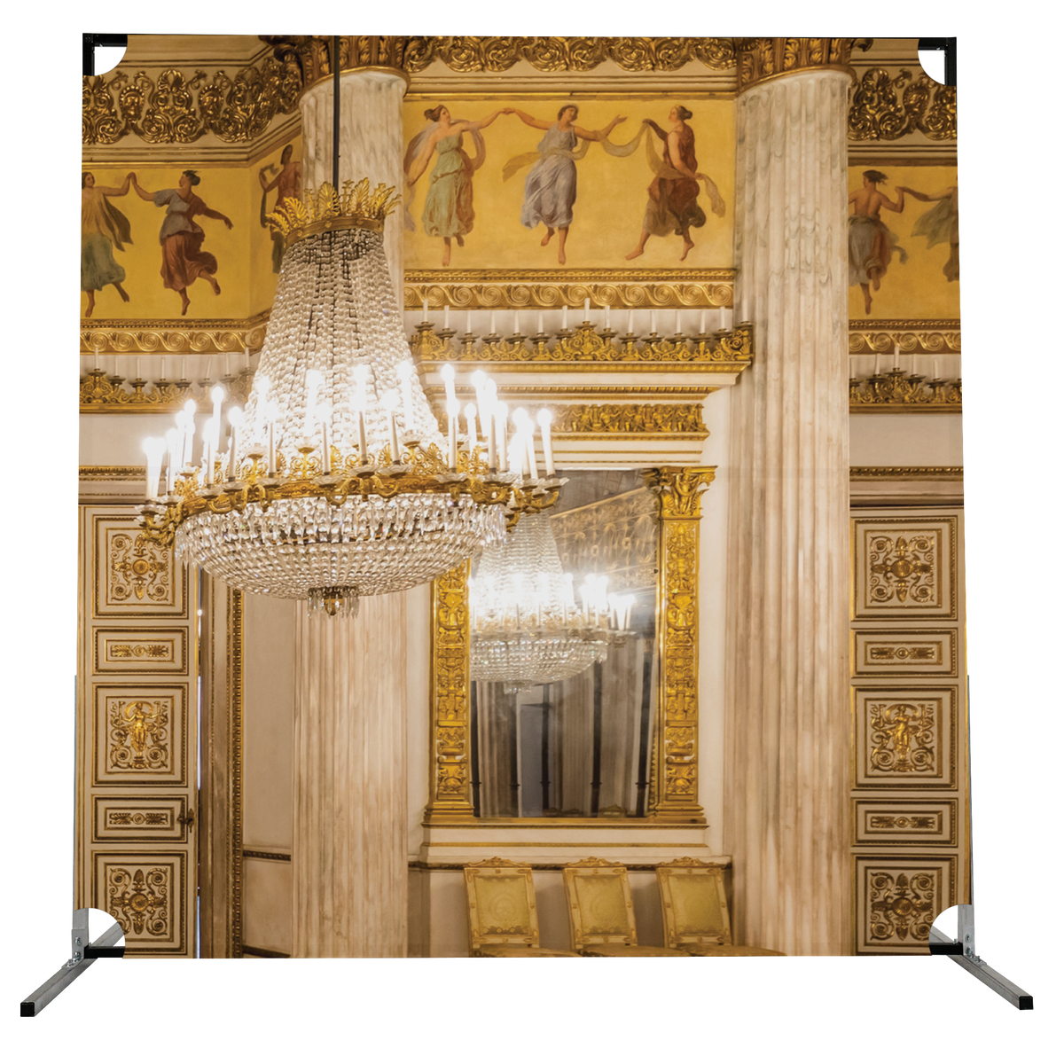 Regal Graphic Examples Regal Palace Mural - Backdrop Prop Graphic – Synced Up Designs