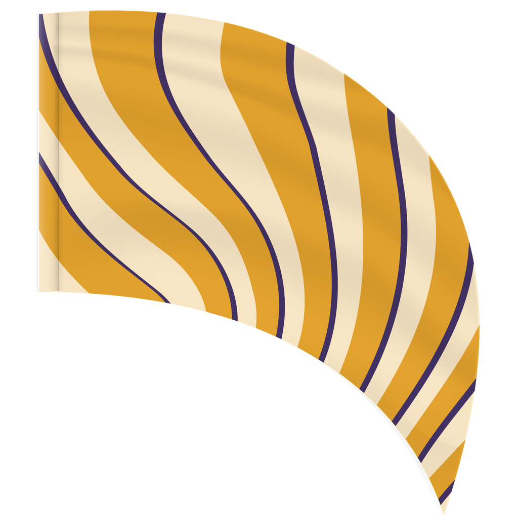 Retro Carnival Swirls - TEARDROP FLAG