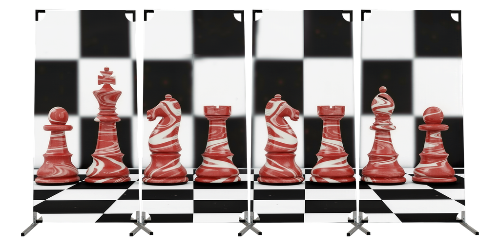 Marbled Chess - BACKDROP PROP GRAPHICS