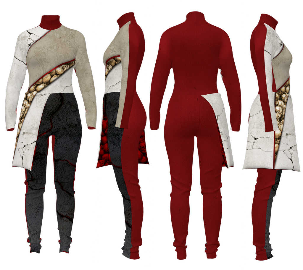 DIGITAL PRINT UNITARD - IN THE WALLS