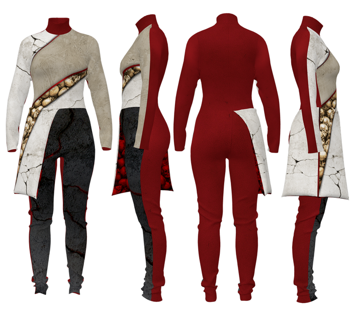 DIGITAL PRINT UNITARD - IN THE WALLS