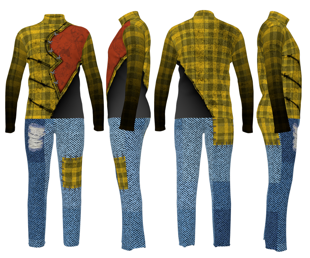 DIGITAL PRINT UNIFORM - HEART SHAPED BOX