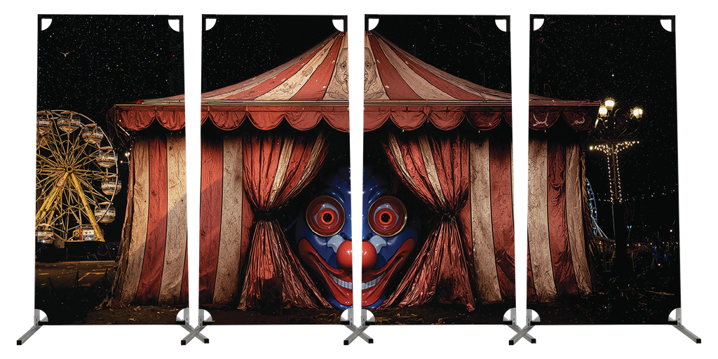 BACKDROP PROP GRAPHIC - CIRQUE NOIR