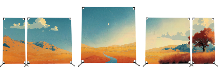 BACKDROP PROP GRAPHIC - SONG OF THE OPEN ROAD